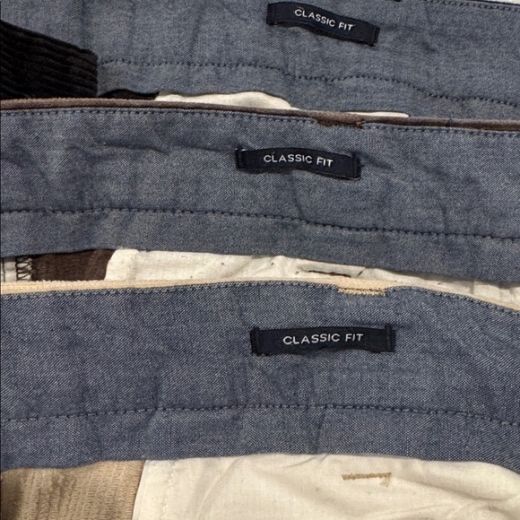 3 pairs of Nautica Men's Corduroy Pants - Black, Cream, and Brown - Picture 3 of 3